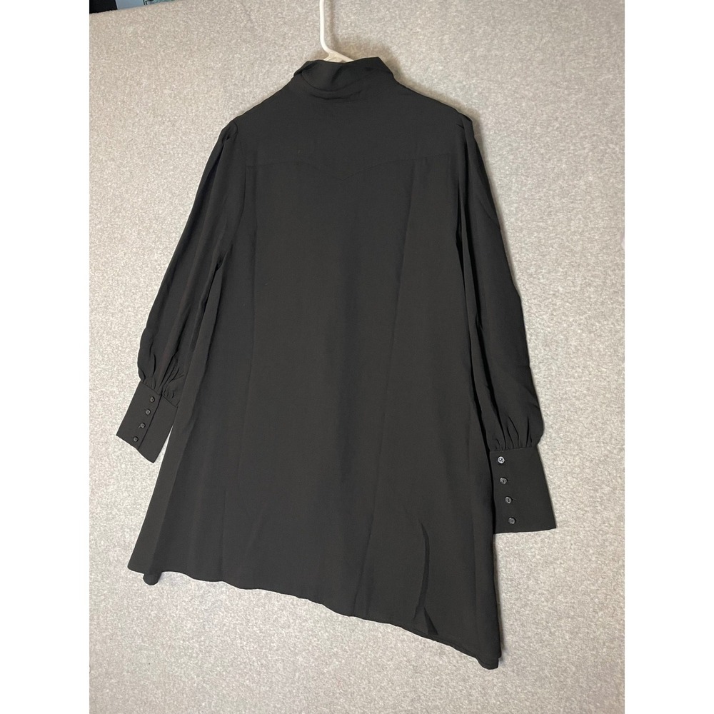 GLAMOROUS Shirt Dress Balloon‎ Sleeve Button Large Short Chic French Cuff - Picture 2 of 12